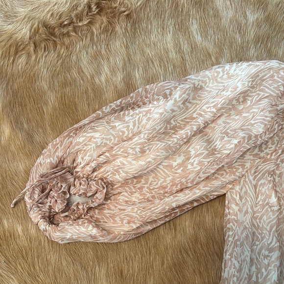 Cleobella Elegant Pink Patterned Maxi Dress - Picture 3 of 7